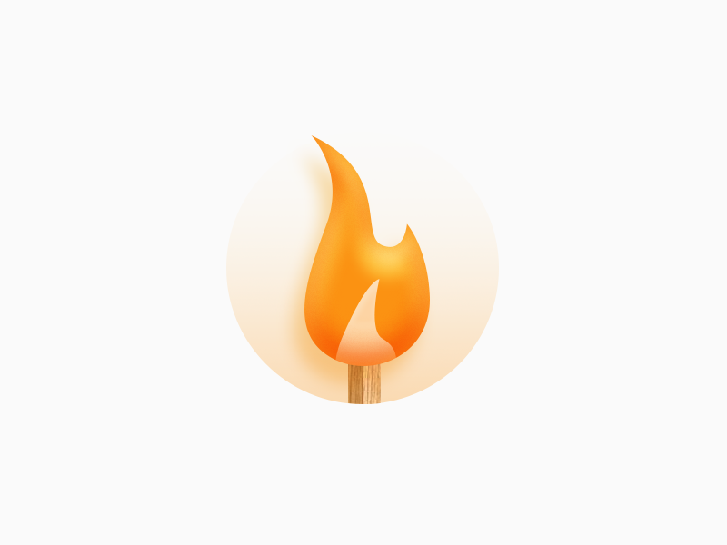 Fire Icon by zklm0000 on Dribbble