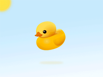 Floating Duck