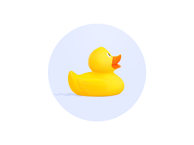 Yellow Duck Icon 3