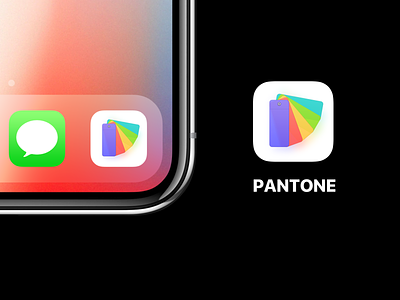 Pantone Icon app color icon ios iphone pantone photoshop ui zklm0000
