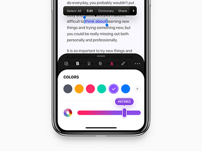 Edit Menu app color wheel edit menu font icon occams razor photoshop read text ui ux zklm0000