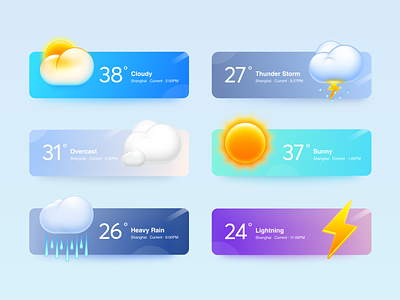 Weather Widget 2 android app aqua gui icon illustration mac os os x photoshop sketch smartisan ui weather zklm0000