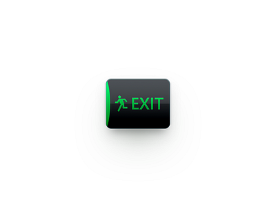 Emergency Exit Icon android mac os os x photoshop smartisan ui zklm0000