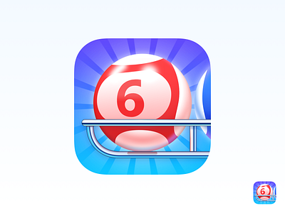 Lottery Ticket Icon app design icon illustration ios logo photoshop smartisan ui zklm0000