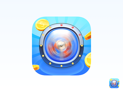 Lottery Ticket Icon 2 app design game icon illustration ios logo photoshop ui zklm0000