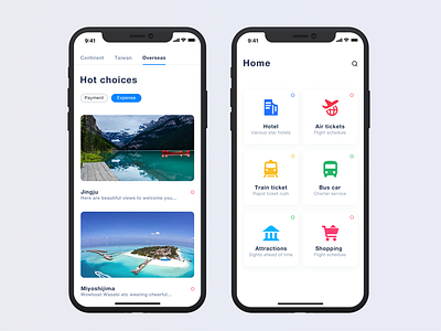 Travel Travel App Concept Design