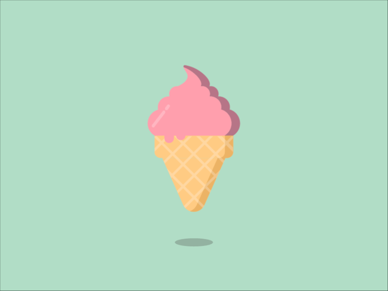 Ice Cream after effects animation ice cream