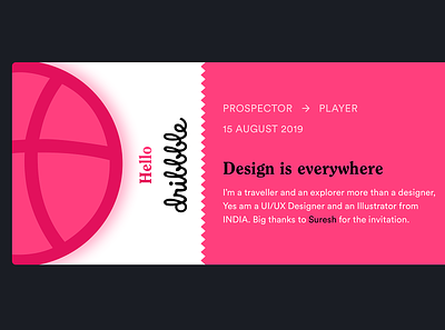Hello dribbble app branding design icon illustration logo typography ui ux vector web