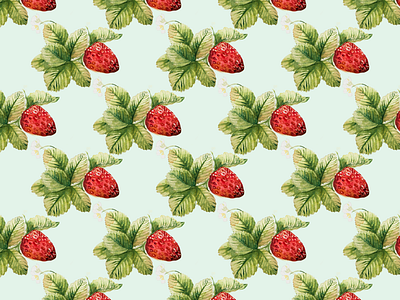 Strawberry 800 600 fruits illustration patterns strawberry watercolor
