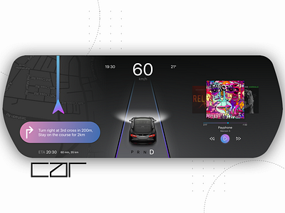 Car Dashboard Interface