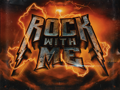 Metal Type \m/ illustrator logo photoshop poster