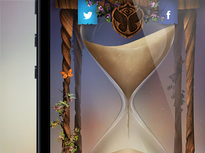 Countdown App app event hourglass ios iphone sand