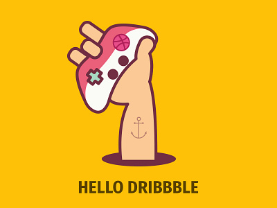 Hello Dribbble! dribbble hello invite ukraine