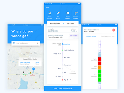 My Metro App app blue delhimetro metroapp mobileapp ui