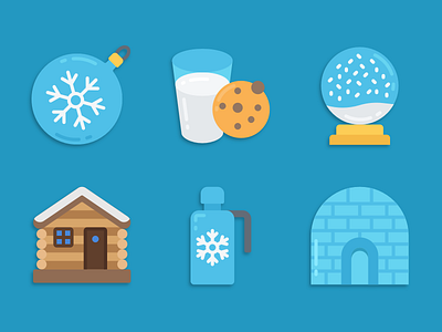 Winter icons