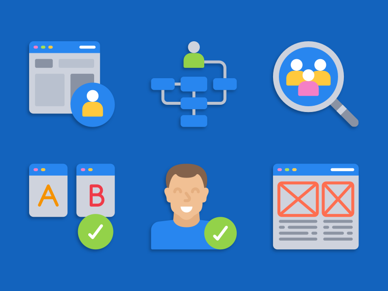 User experience icons user experience ux illustration icons pack iconset icons design icons icon designs designer