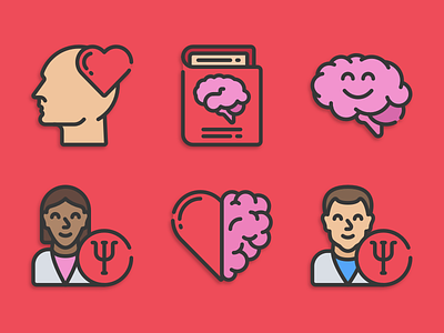 Mental Health icons designer icon designs icons icons design icons pack iconset illustration mental health