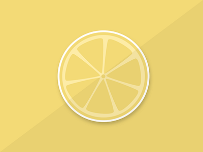 Lemon Sticker app design flat illustration sticker design stickers ui