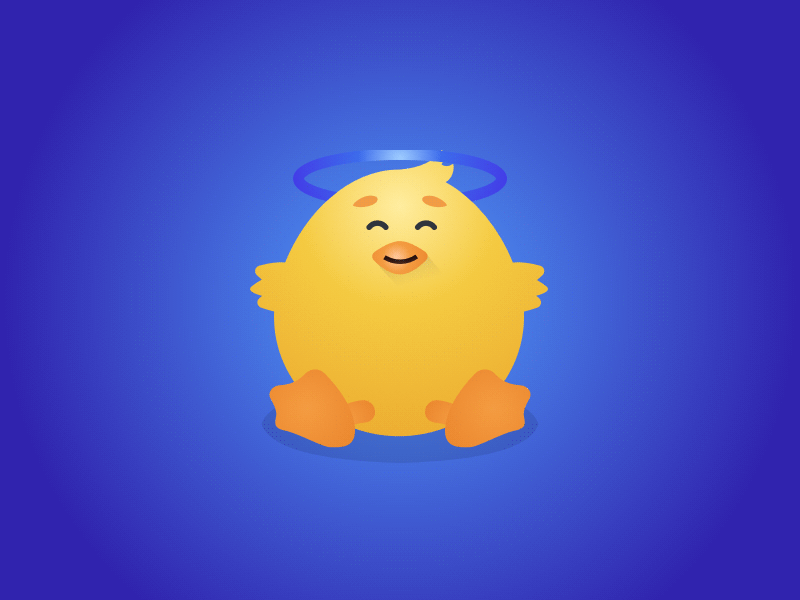 Chickamoji's animals blue design emojis illustration stickerdesign stickers ui
