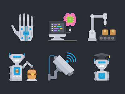Icons automation designer icon designs icons icons design icons pack iconset illustration