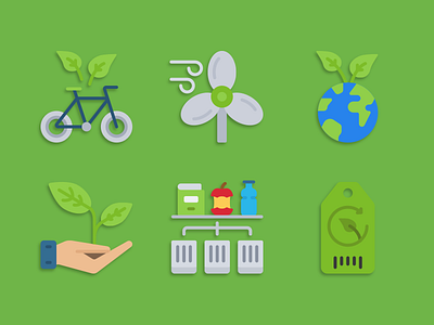 Environment protection icons