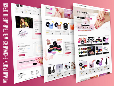 Nail Beauty eCommerce Web UI Desgin