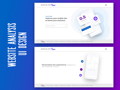 Web analysis UI template design 1 creative illustration minimal psd template ui ui ux design