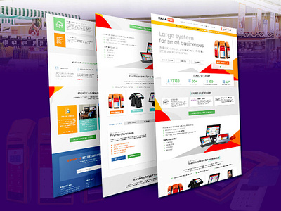 Landing Page PSD Template Design