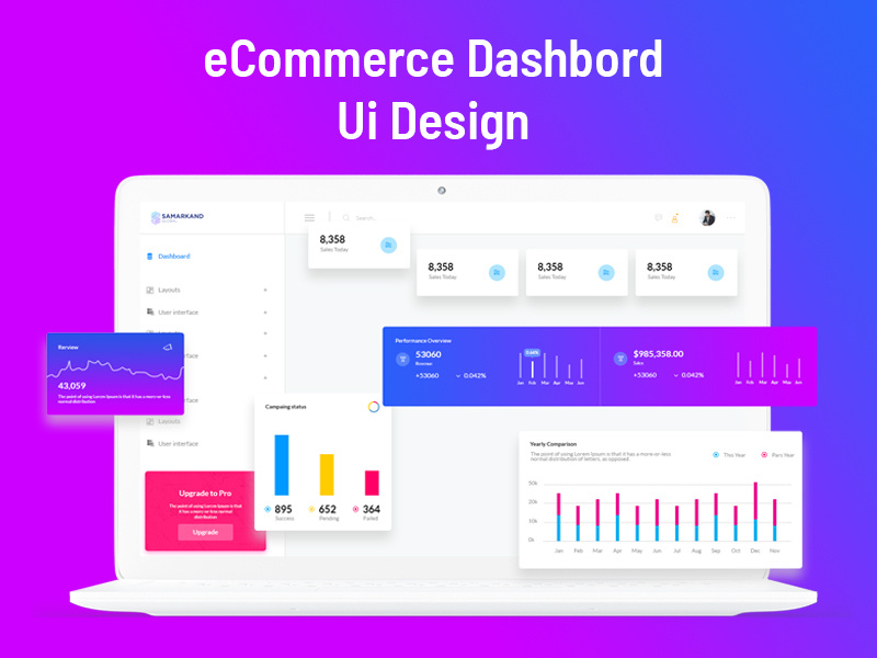 Ecommerce Dashbord Ui Design by Tobibur Rahman on Dribbble