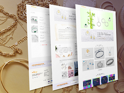 Jewelry ecommerce website Design branding corporate creative ecommerce template jewelry minimal psd template ui ux design