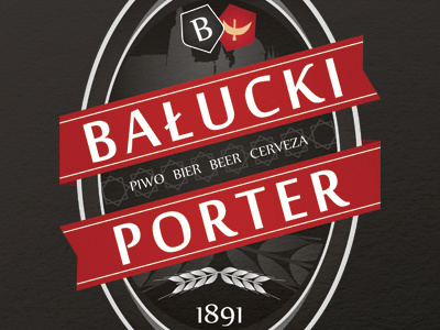 Porter beer label lodz logo poland porter siech