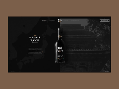 Balsoy - Ingredients scroll balsamic balsoy bottle flowers homepage illustration map parallax sauce scroll soy sauce typography vinegar website website banner wine