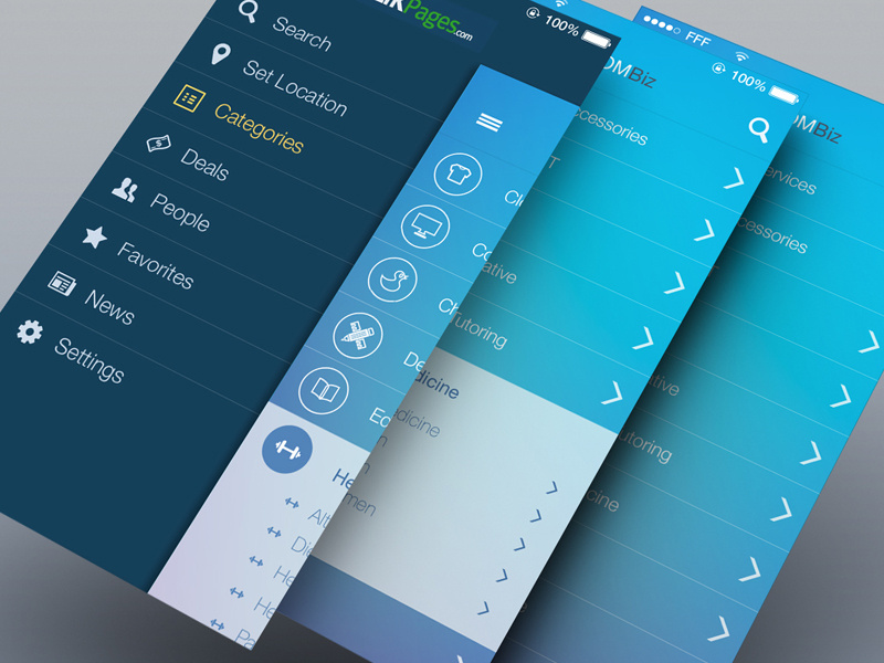 ios app by Aroon on Dribbble