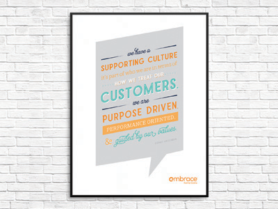 Quote Poster / Type Poster brand corporate poster quote type typography