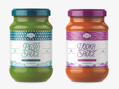 Tack & Keel - Pasta Sauce coastal concept jar label lemon logo design packaging pasta pesto sailing sauce tomato