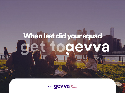Gevva Brand branding group logo nigeria purple together
