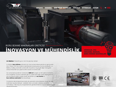 liv tube bending machinery design machinery tube bending web web design website