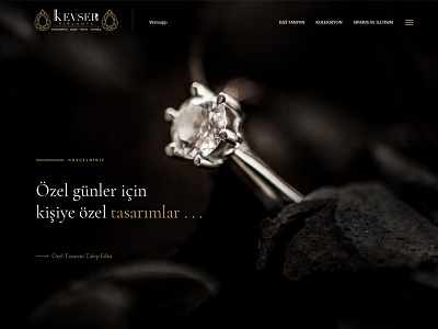 Kevser Pirlanta creative design dioamond kevser website