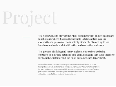 Typography tryout for portfolio showcases blue case study clean font pairing grey minimal portfolio typography web work