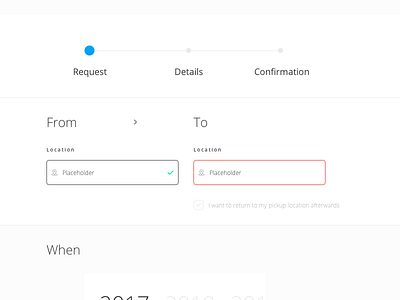 Booking Form process