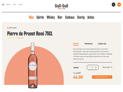 E-commerce wine product detailpage design e commerce ecommerce product detailpage ui user interface ux webdesign website wine wine website wineshop