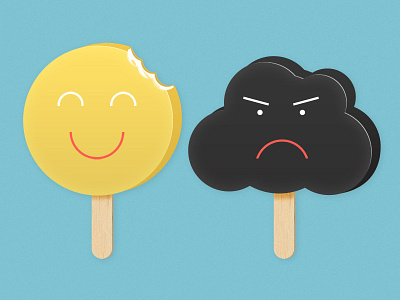 Ice cream for every weather icecream illustration