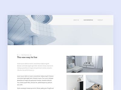 Architecture Content Page Concept