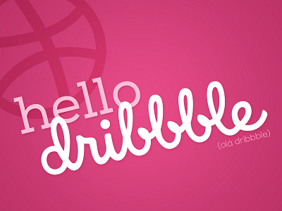 Hello Dribbble :) brazillian design dribble hello new