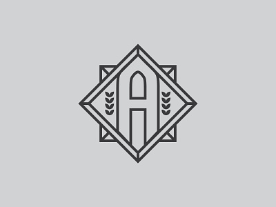 A Logo branding german logo gothic icon letter a logo typography