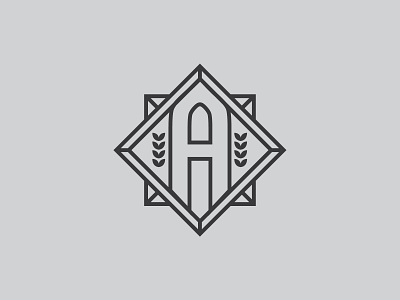 A Logo branding german logo gothic icon letter a logo typography