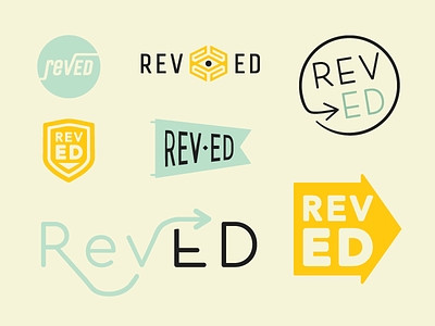 Rev ED Logo Concepts branding design logo