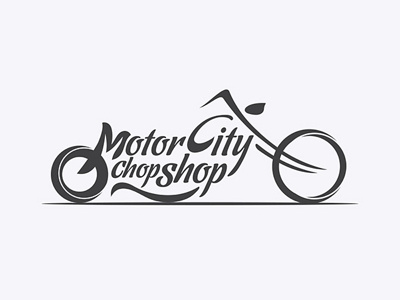 Motor City Services Logo Design bike chopper detroit logo logo design logodesign moto motor city motorcycle services typographic typography