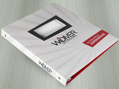 Widmer Interior 3-Ring Marketing Binder Design 3 ring binder interior design marketing