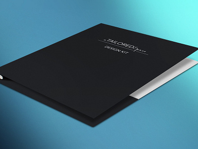 A Tailored Space 3-Ring Marketing Binder